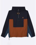 Blouson Cerilly marine/camel
