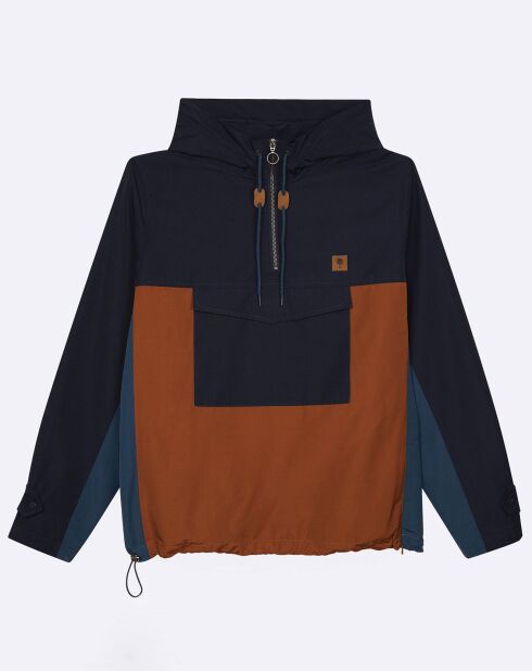 Blouson Cerilly marine/camel