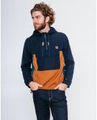 Blouson Cerilly marine/camel