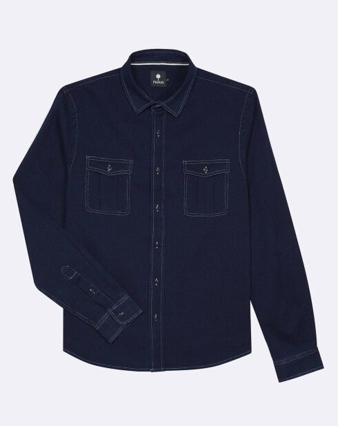 Chemise droite ample Cerisy denim