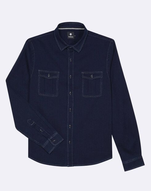 Chemise droite ample Cerisy denim