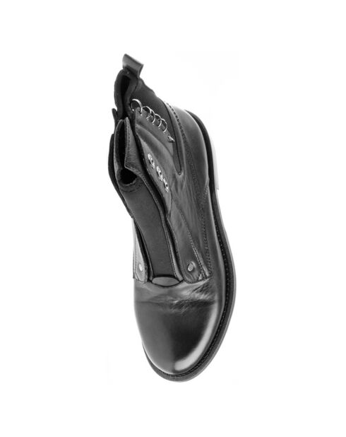 Boots en Cuir Saya noires