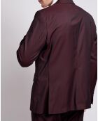 Veste 100% Laine S120 violette