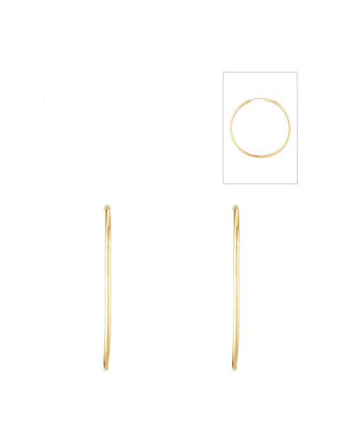 Elegance geelgouden oorringen