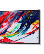 Tableau Abstrait multicolore - 64x124 cm