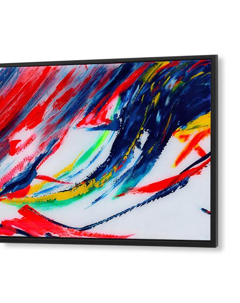 Tableau Abstrait multicolore - 64x124 cm