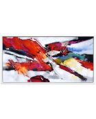 Tableau Abstrait multicolore - 64x124 cm