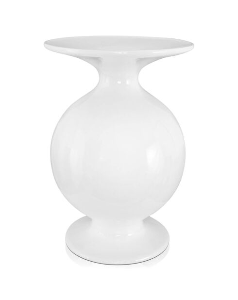 Vase ventru blanc - 48x69 cm