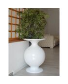 Vase ventru blanc - 48x69 cm