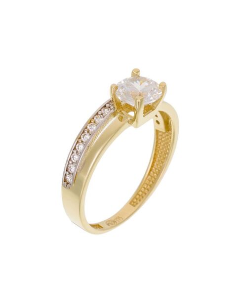 Bague Majestueuse or bicolore
