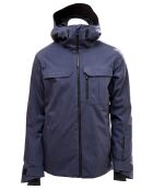 Parka de ski Type bleu foncé