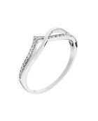 Bague Envol or blanc