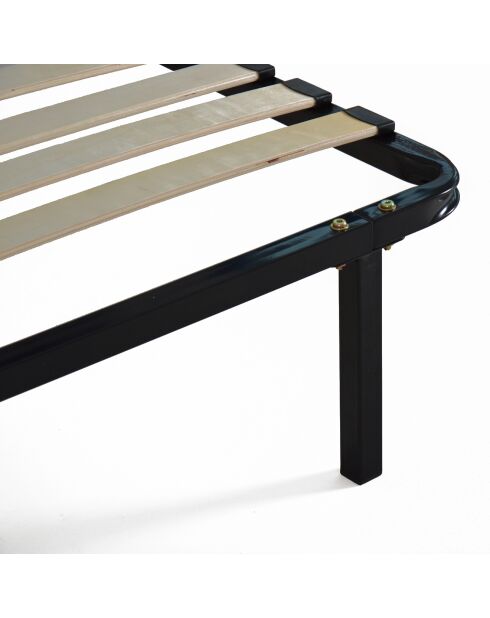 Rete a doghe morfologiche con 3 zone di comfort grigie - 90x200 cm