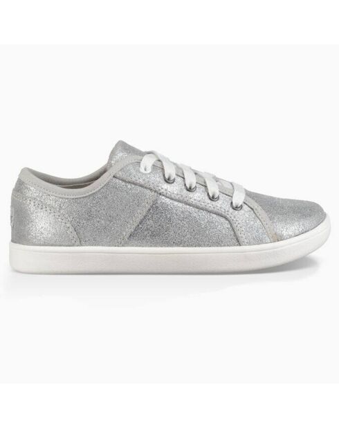 Sneakers en Cuir métallisé Irvin argentées