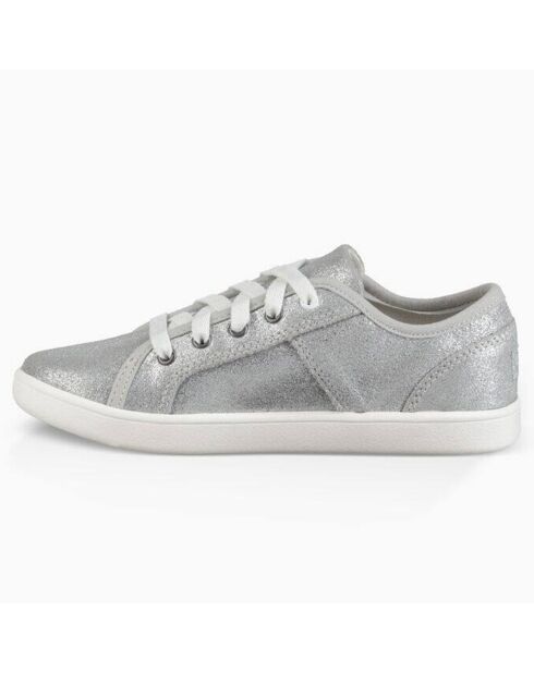Sneakers en Cuir métallisé Irvin argentées