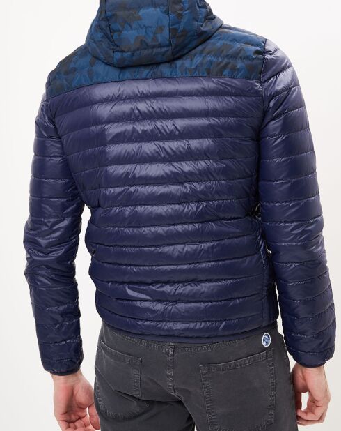 Doudoune à capuche Super Light bleu marine