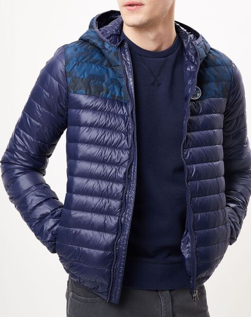 Doudoune à capuche Super Light bleu marine