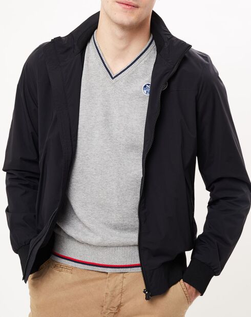 Blouson coupe-vent Sailor Stretch noir