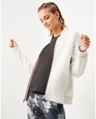 Veste zippée Bombers W Vista Tek blanche