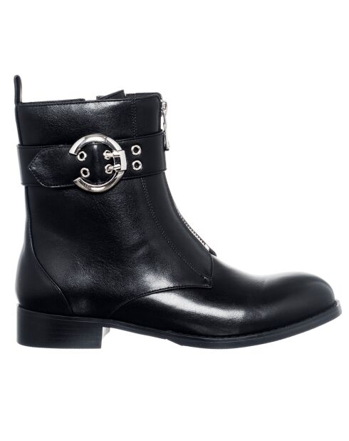 Boots en Cuir Bike noires