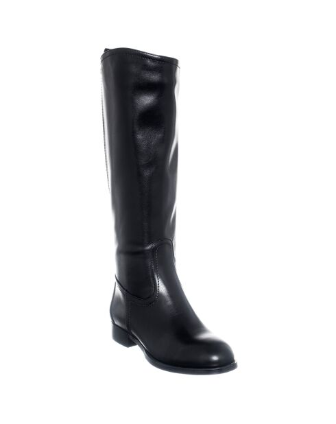 Bottes en Cuir Brit noires