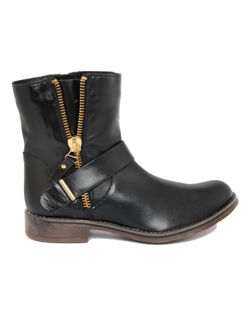 Boots en Cuir Maiorca noires