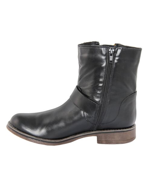 Boots en Cuir Maiorca noires
