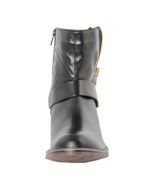 Boots en Cuir Maiorca noires