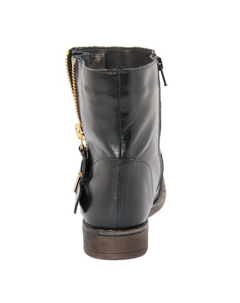 Boots en Cuir Maiorca noires