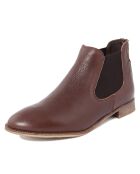 Chelsea Boots en Cuir Bisonte chataigne