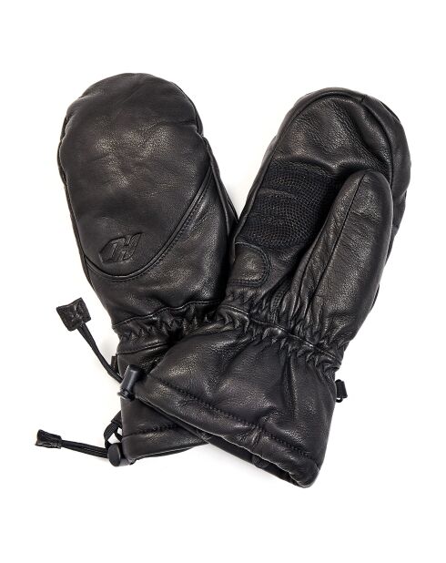 Mouffles de ski en Cuir Gannet noires