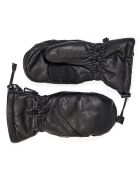 Mouffles de ski en Cuir Gannet noires