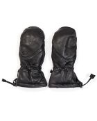 Mouffles de ski en Cuir Gannet noires