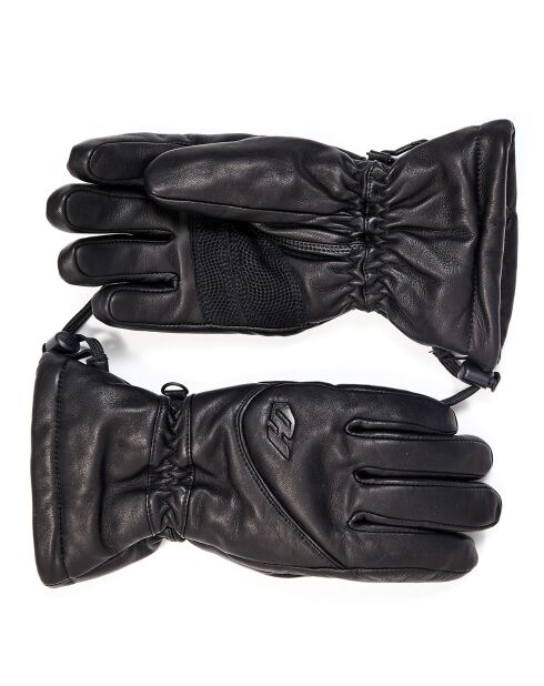 Gants de ski en Cuir Gannet noirs