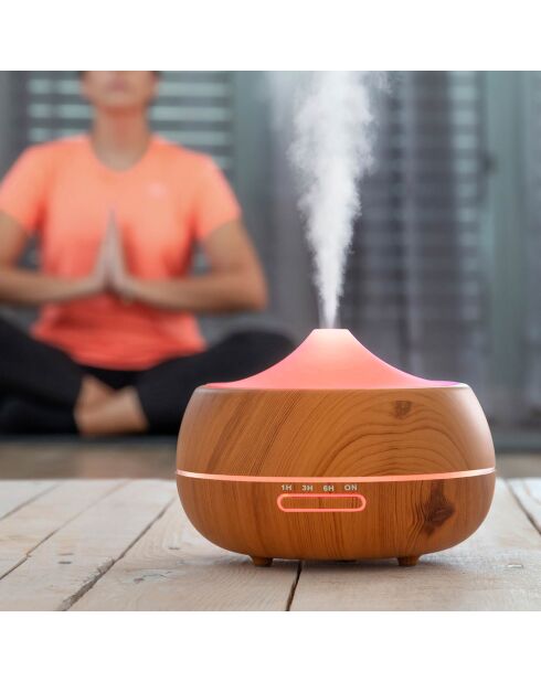 Humidificateur d'aromathérapie à effet bois