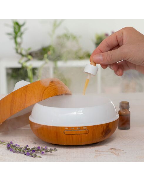 Humidificateur d'aromathérapie à effet bois