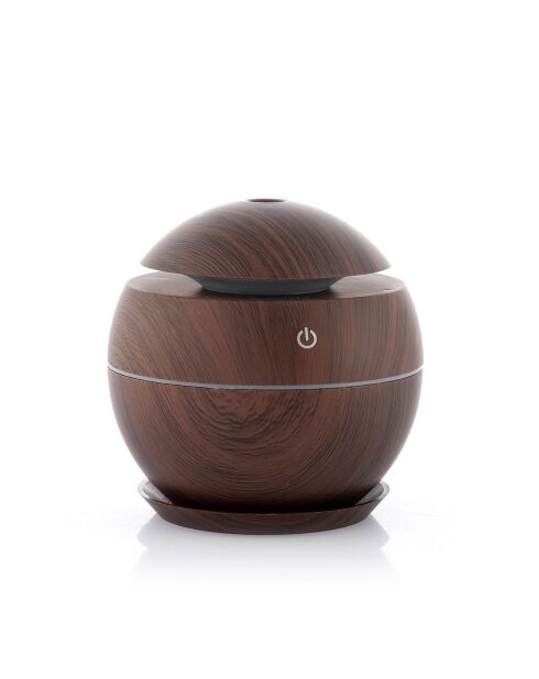 Diffuseur d'arôme mini humidificateur innovagoods noyer foncé