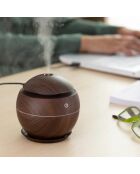 Diffuseur d'arôme mini humidificateur innovagoods noyer foncé