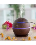 Diffuseur d'arôme mini humidificateur innovagoods noyer foncé