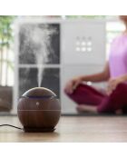 Diffuseur d'arôme mini humidificateur innovagoods noyer foncé