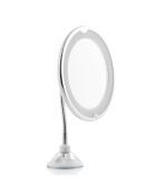 Miroir grossissant à LED avec bras flexible et ventouse Mizoom - D. 20 cm