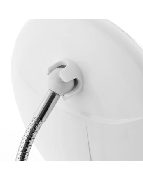 Mizoom LED-Vergrößerungsspiegel mit flexiblem Arm und Saugnapf - D. 20 cm