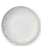 Service en Porcelaine Byblos blanc/beige - 18 pièces