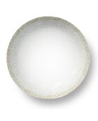 Service en Porcelaine Byblos blanc/beige - 18 pièces