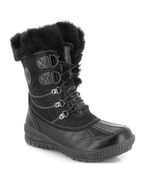 Bottes de Neige fourrées Elena charbon