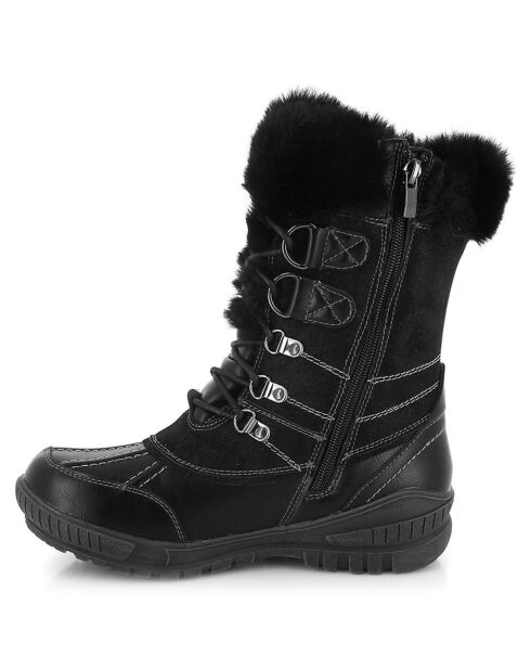Bottes de Neige fourrées Elena charbon