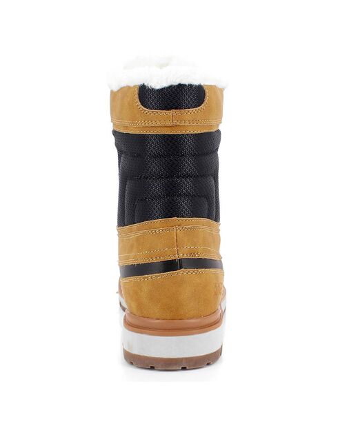 Bottes de neige fourrées Pablo beige/noir
