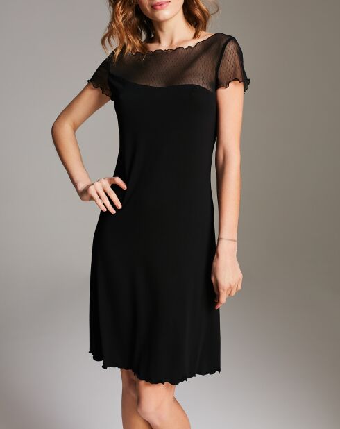 Robe de Nuit Elisa noire