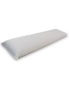 Traversin à Mémoire de forme BIO blanc - 135x35 cm