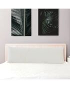 Traversin à Mémoire de forme BIO blanc - 135x35 cm